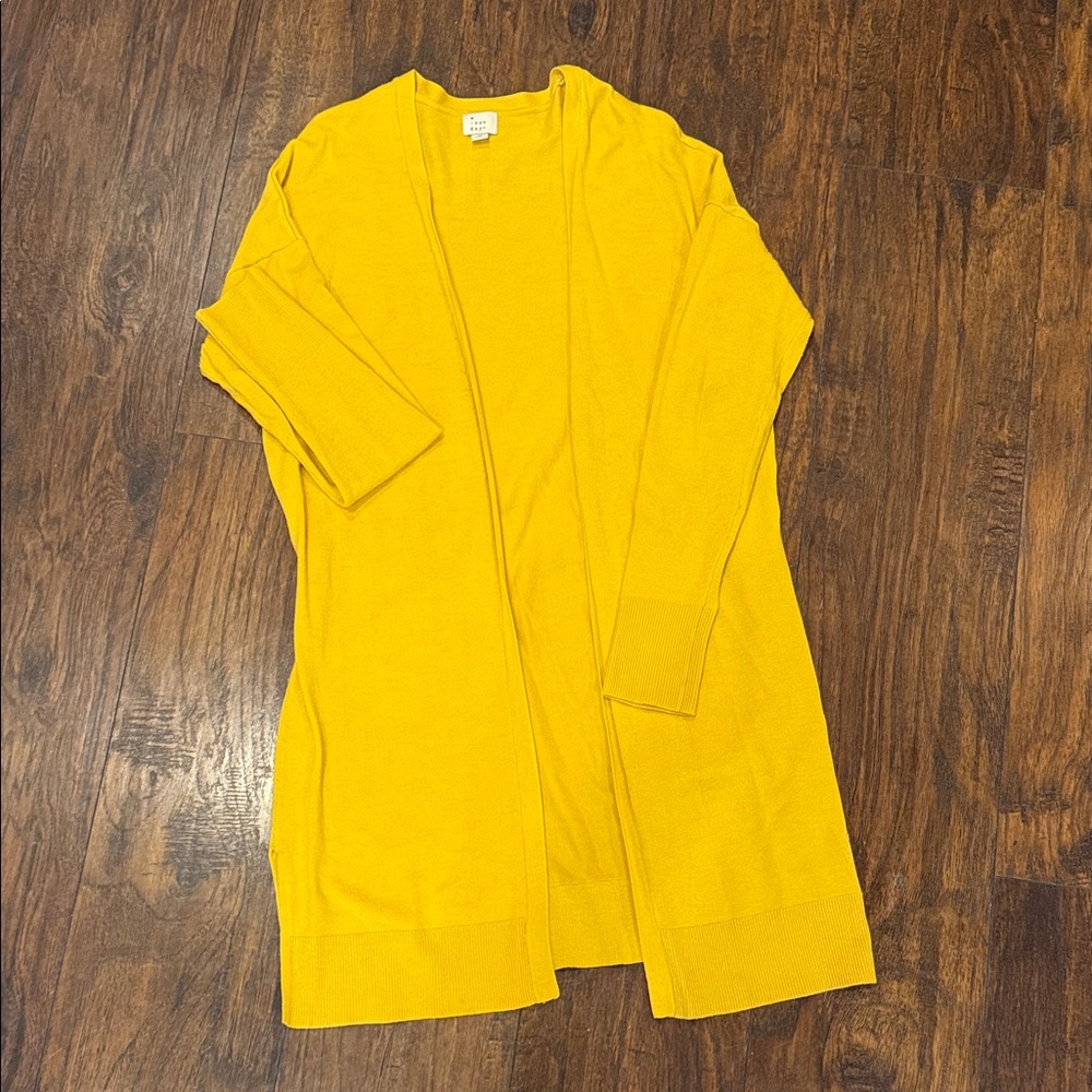 a new day Target Mustard Yellow Women's Cardigan